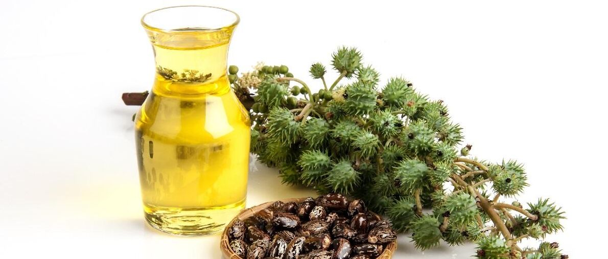Aceite de ricino para problemas de envejecimiento de la piel.